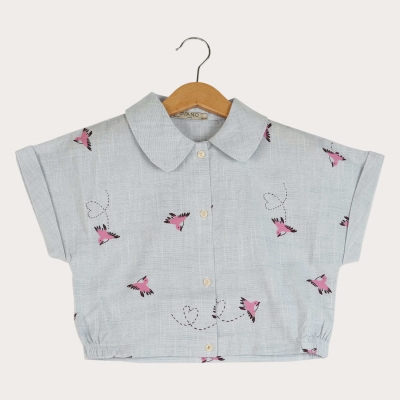 شومیز لینن اسلپ