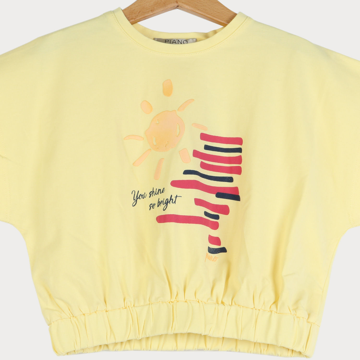 تیشرت یکرو لایکرا پشت پیلی دار (ست با کد 10105)