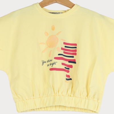 تیشرت یکرو لایکرا پشت پیلی دار (ست با کد 10105)