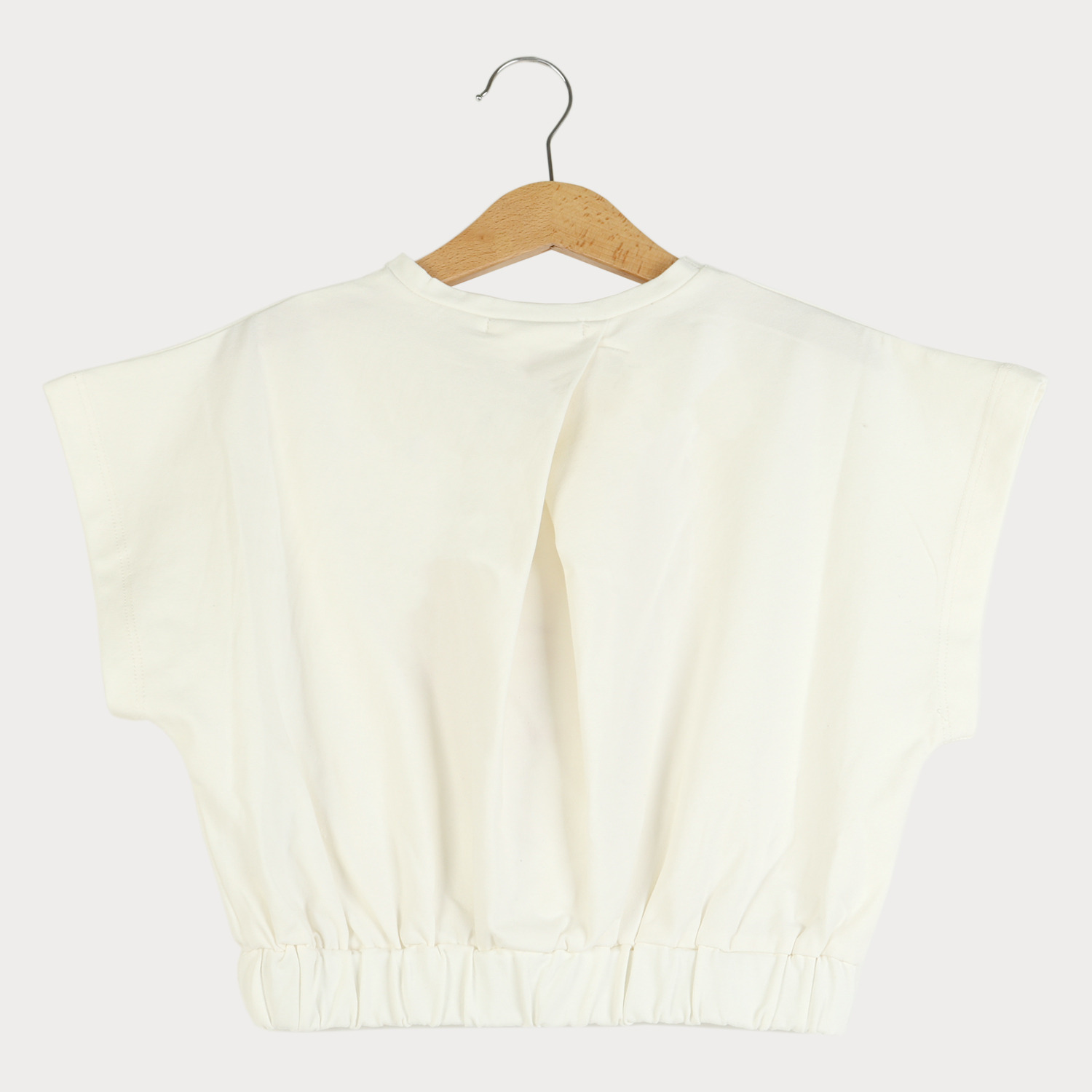 تیشرت یکرو لایکرا پشت پیلی دار (ست با کد 10105)