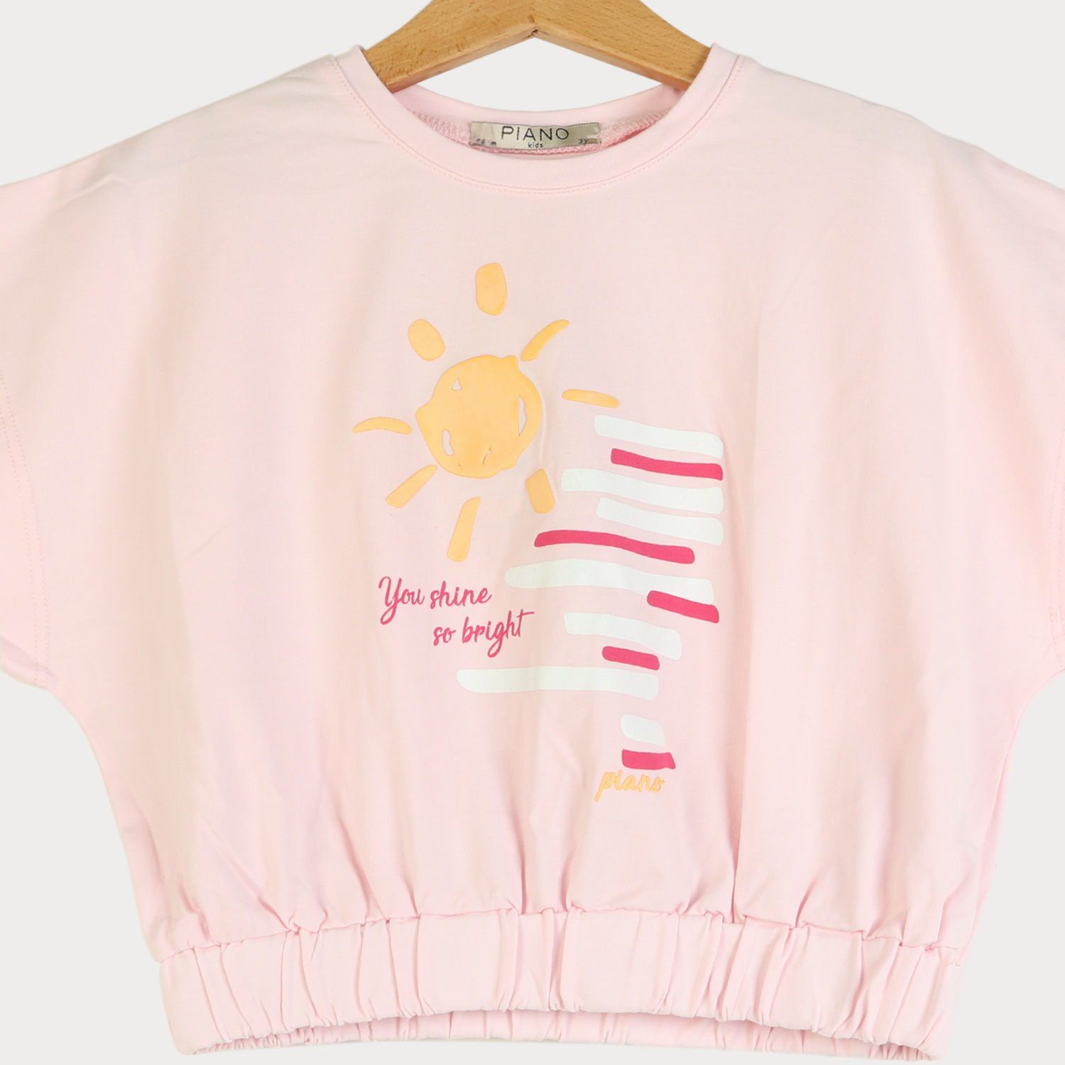 تیشرت یکرو لایکرا پشت پیلی دار (ست با کد 10105)