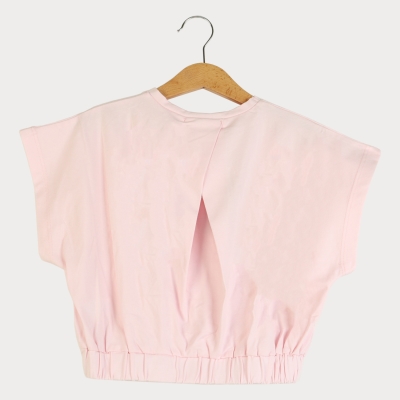 تیشرت یکرو لایکرا پشت پیلی دار (ست با کد 10105)