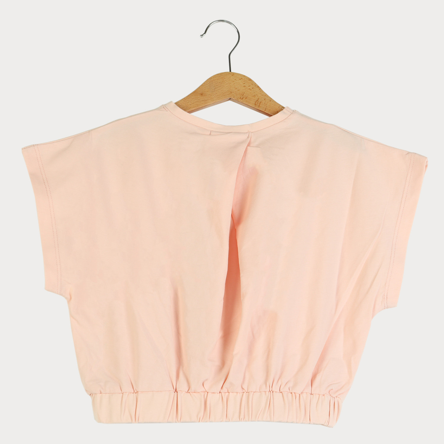 تیشرت یکرو لایکرا پشت پیلی دار (ست با کد 10105)