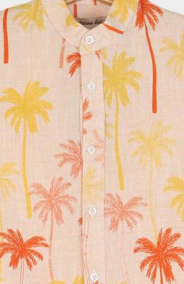 شومیز لینن اسلپ آستین کوتاه (ست با کد 11019)