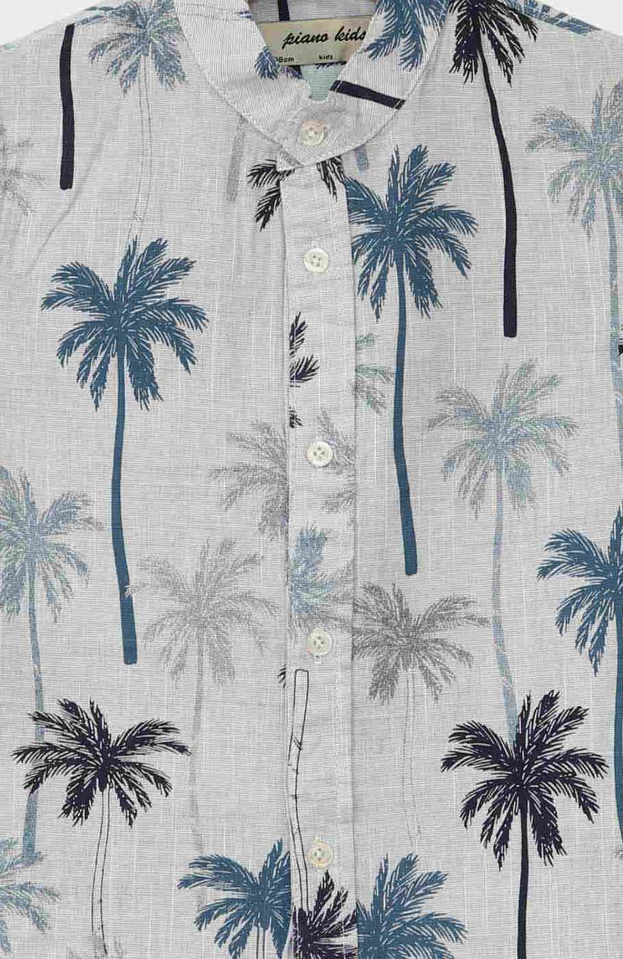 شومیز لینن اسلپ آستین کوتاه (ست با کد 11019)