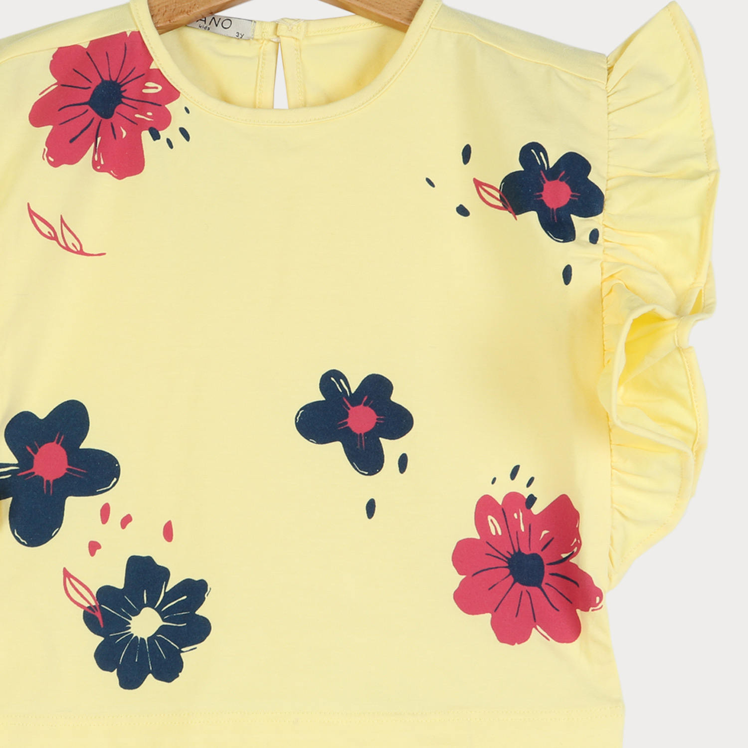 تاپ یکرو لایکرا پهلو چین دار