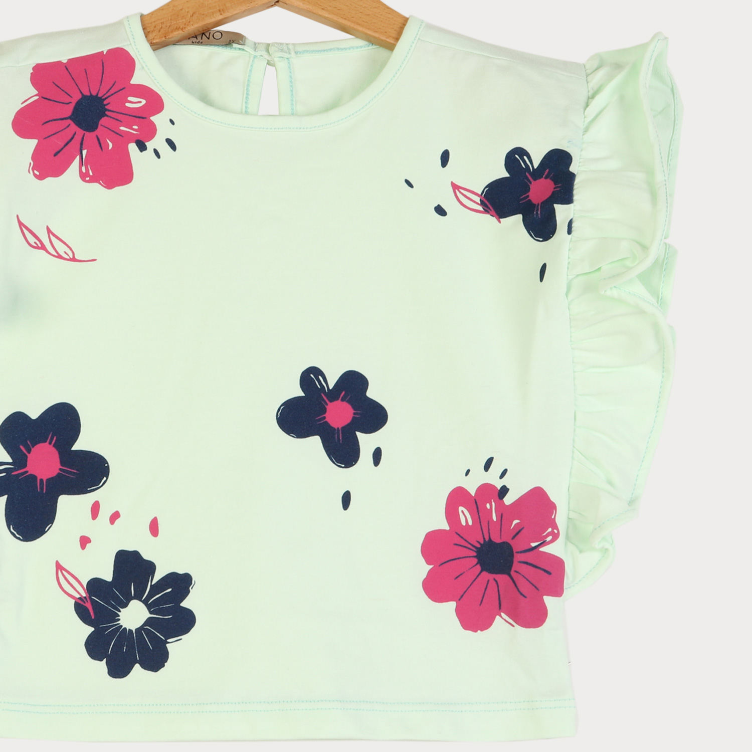 تاپ یکرو لایکرا پهلو چین دار