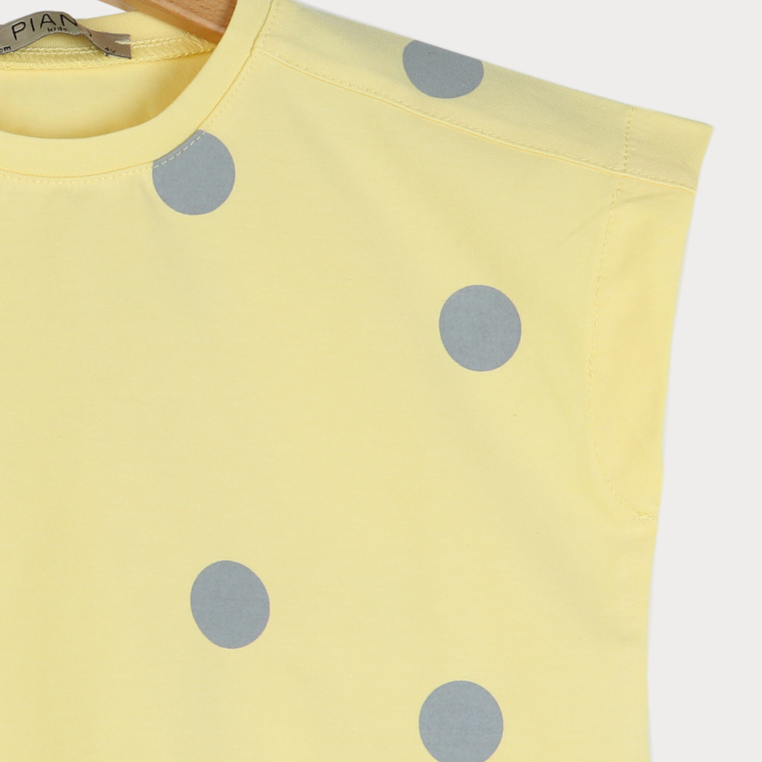 نیم تنه یکرو لایکرا آستین کوتاه (ست با کد 10109)