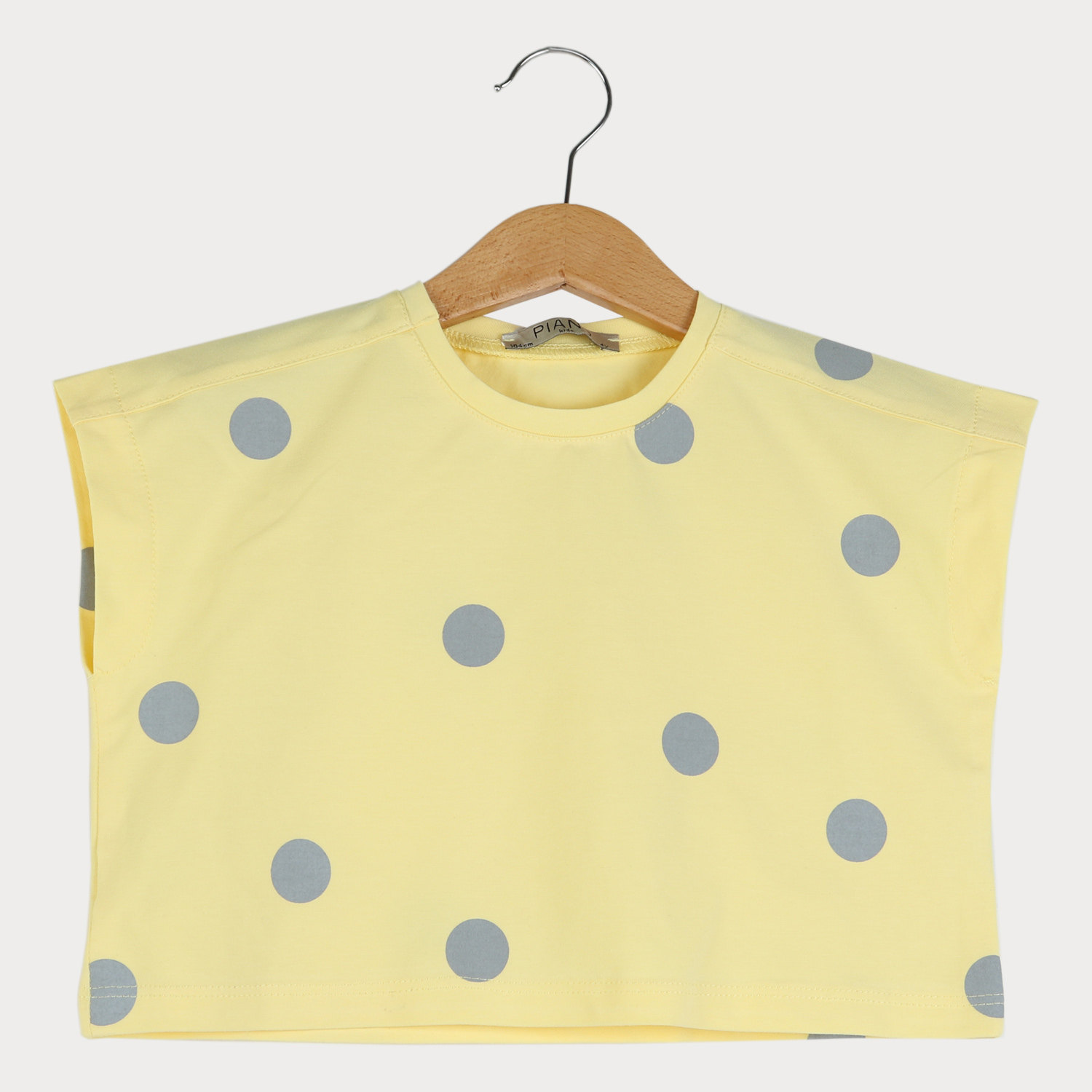 نیم تنه یکرو لایکرا آستین کوتاه (ست با کد 10109)