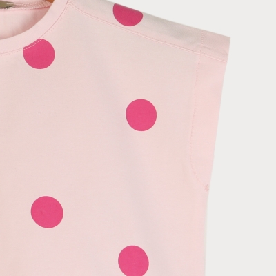 نیم تنه یکرو لایکرا آستین کوتاه (ست با کد 10109)