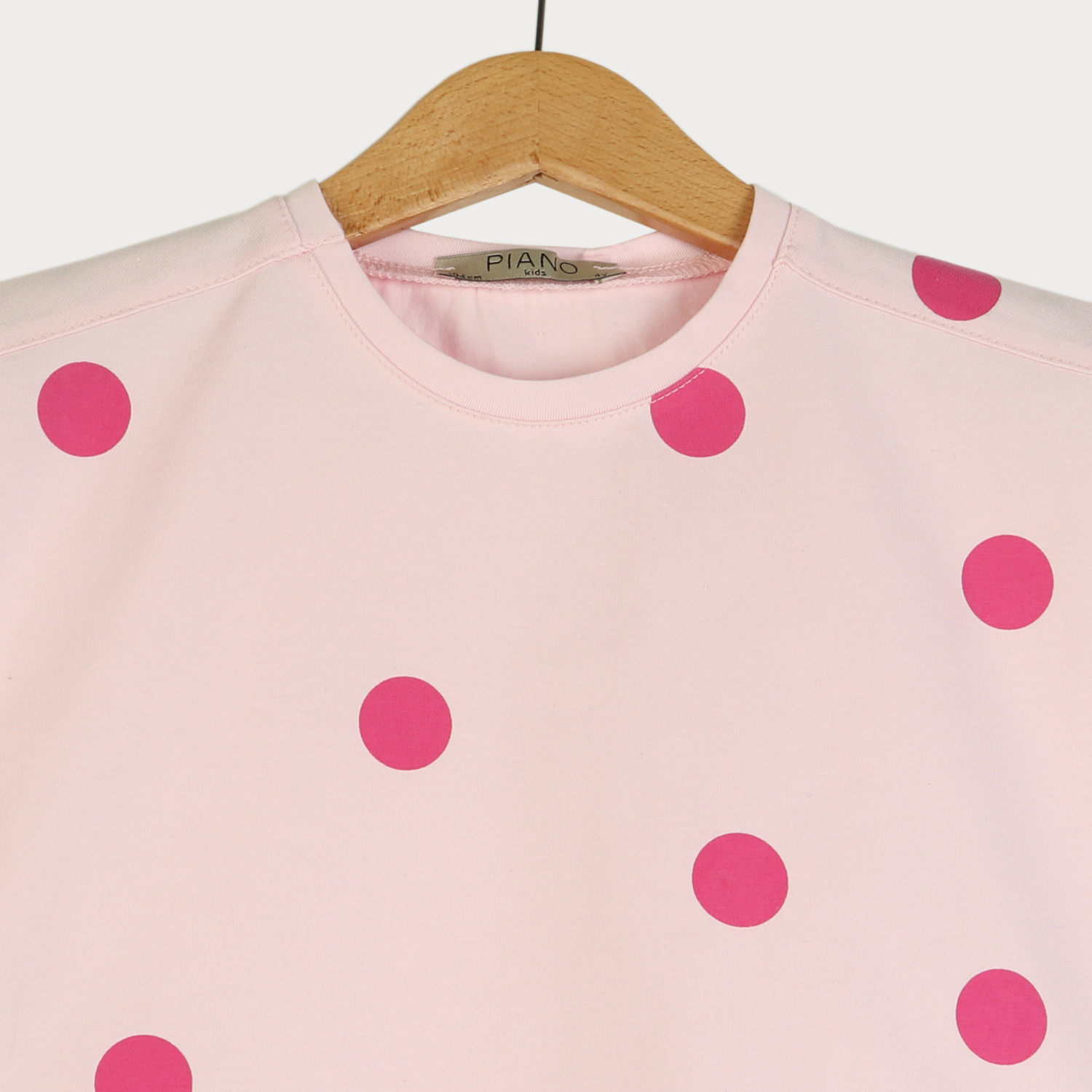 نیم تنه یکرو لایکرا آستین کوتاه (ست با کد 10109)