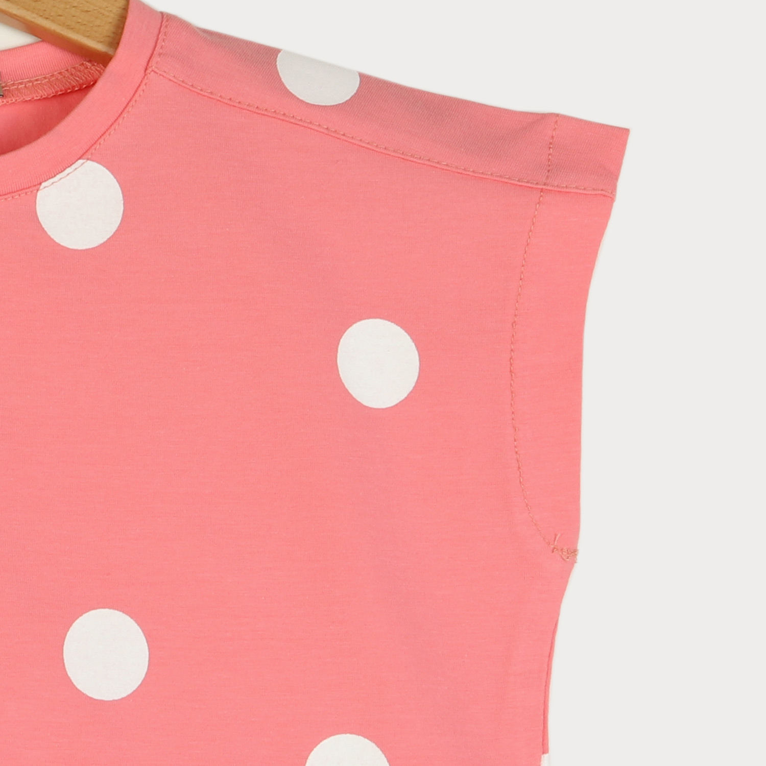 نیم تنه یکرو لایکرا آستین کوتاه (ست با کد 10109)