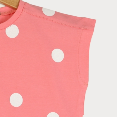 نیم تنه یکرو لایکرا آستین کوتاه (ست با کد 10109)