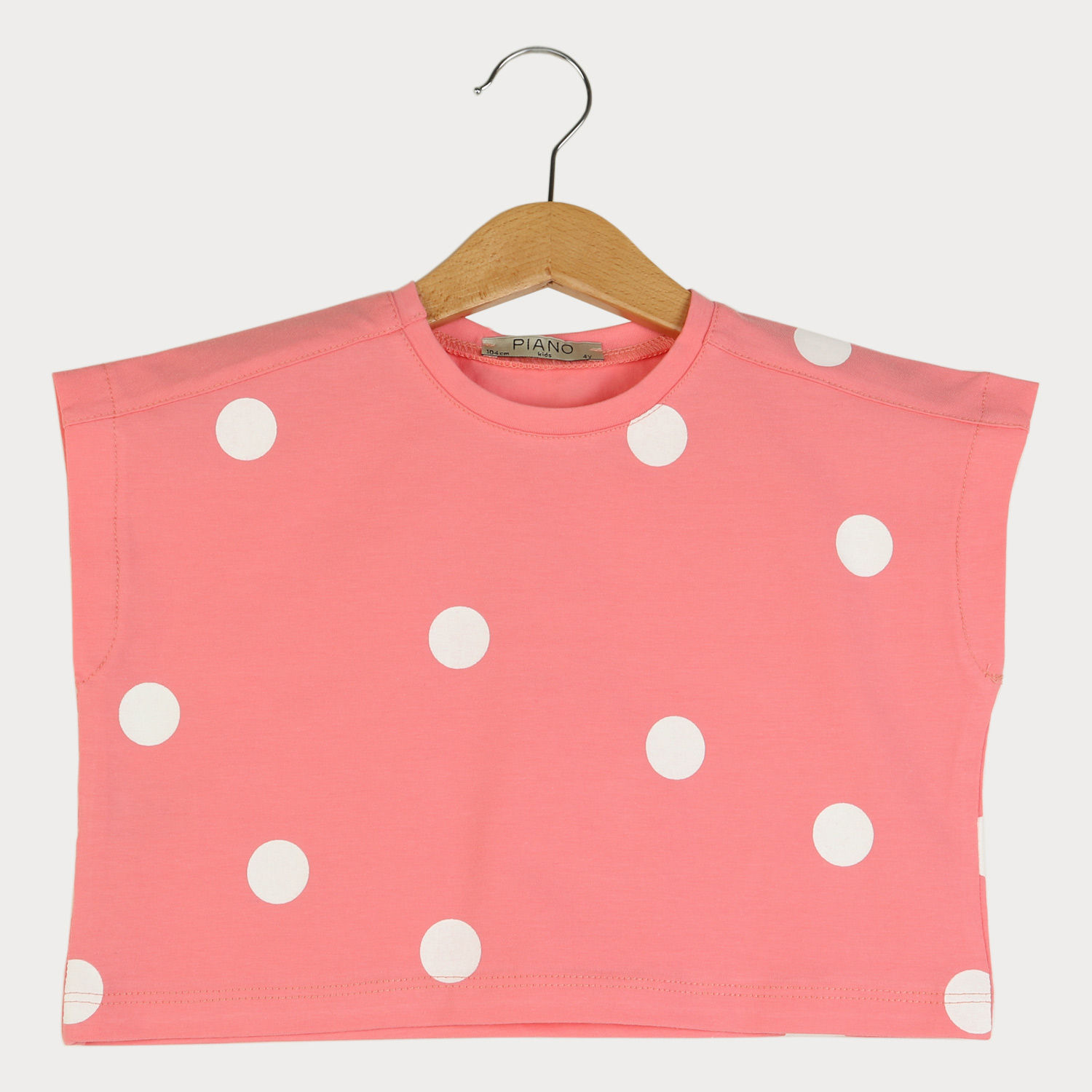 نیم تنه یکرو لایکرا آستین کوتاه (ست با کد 10109)