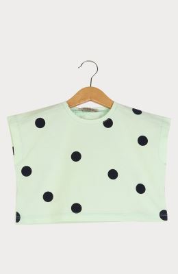 نیم تنه یکرو لایکرا آستین کوتاه (ست با کد 10109)