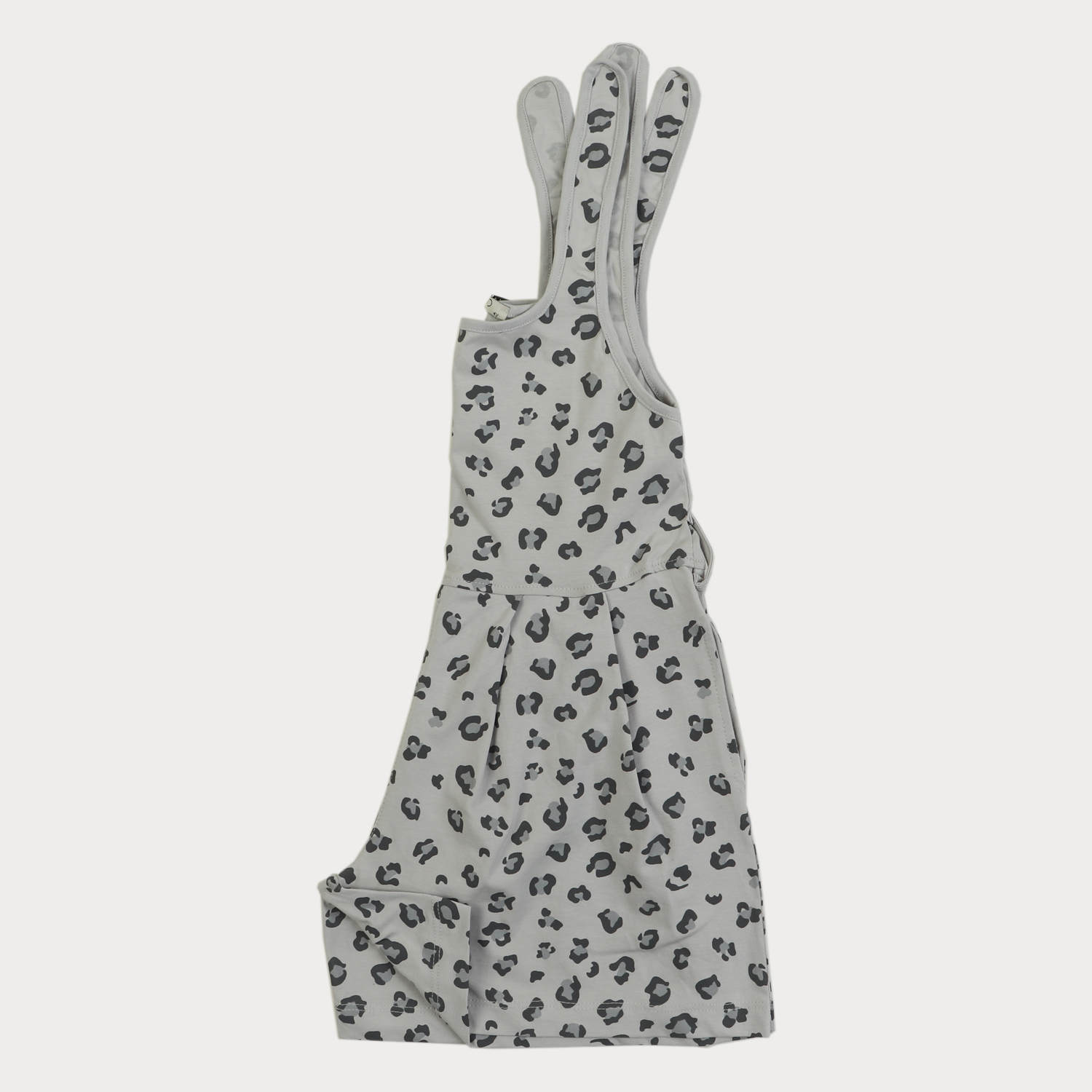 سرهمی یکرو لایکرا آستین حلقه ای تمام چاپ پلنگی