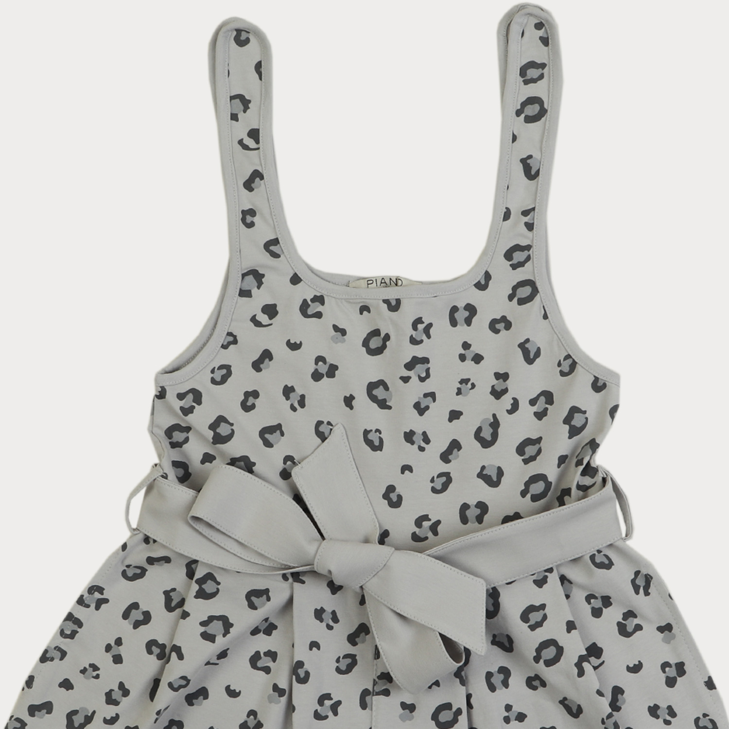 سرهمی یکرو لایکرا آستین حلقه ای تمام چاپ پلنگی