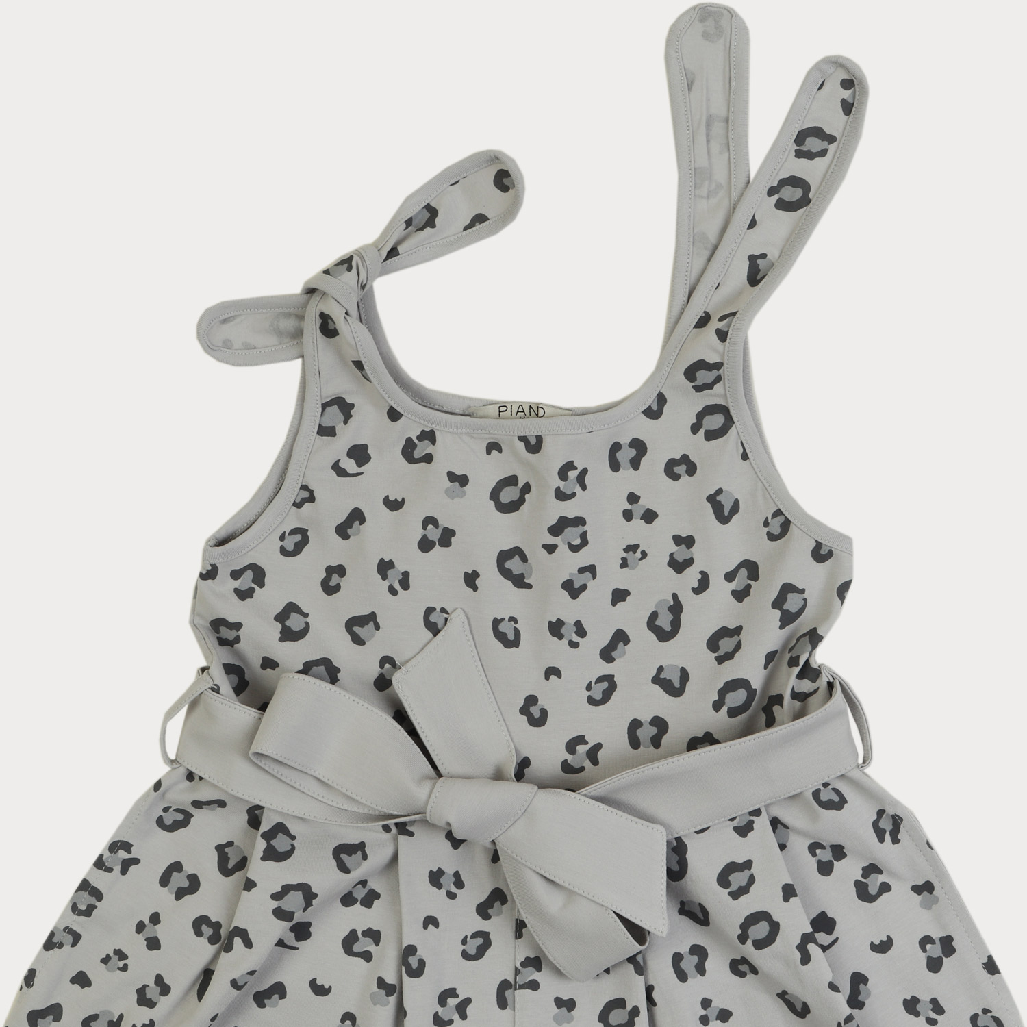 سرهمی یکرو لایکرا آستین حلقه ای تمام چاپ پلنگی