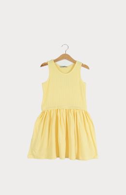 پیراهن ویسکوز کبریتی و ساده  آستین حلقه ای