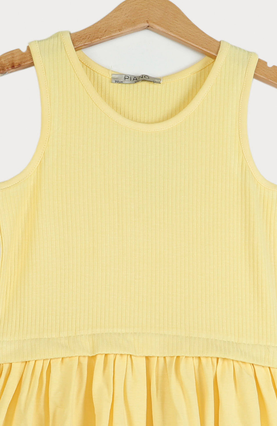 پیراهن ویسکوز کبریتی و ساده  آستین حلقه ای