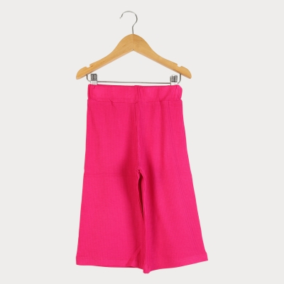 نیم تنه و شلوار برمودا ویسکوز کبریتی