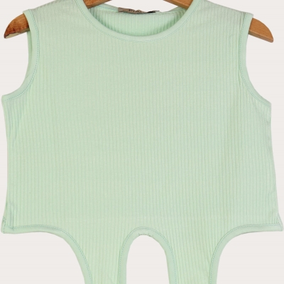 نیم تنه و شلوار برمودا ویسکوز کبریتی