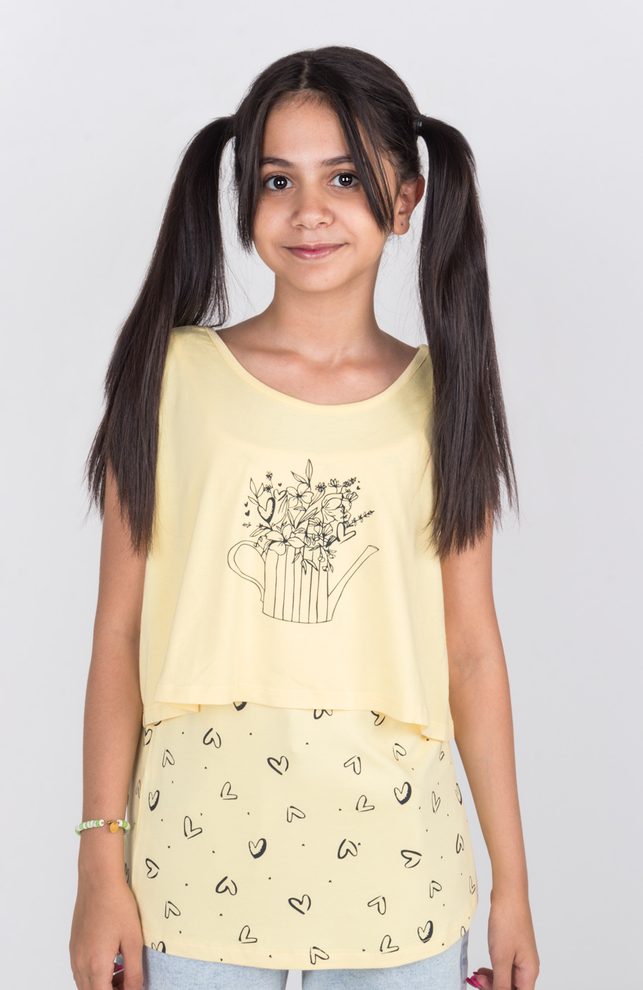 تاپ زیر و رو ویسکوز ساده