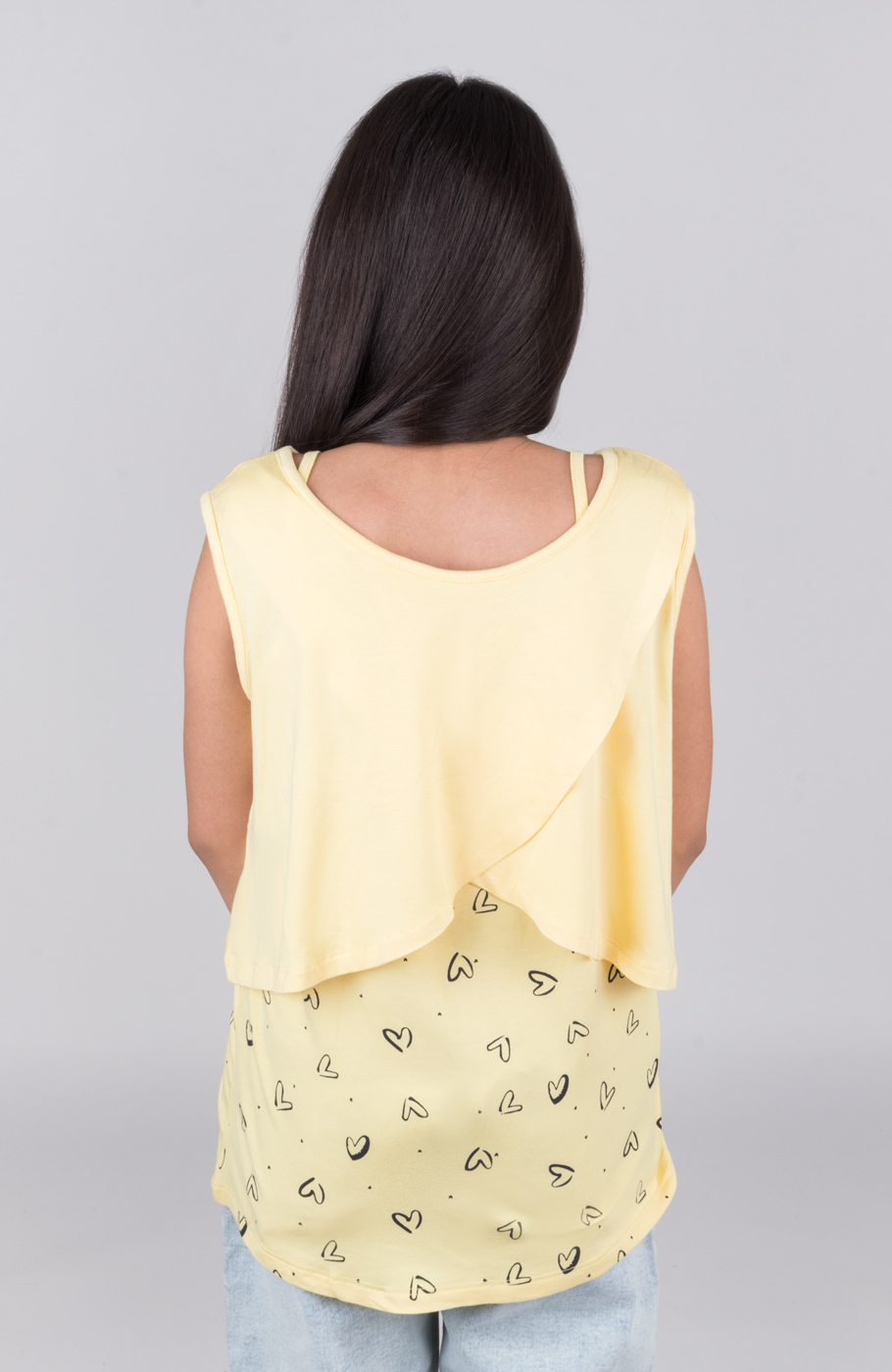 تاپ زیر و رو ویسکوز ساده