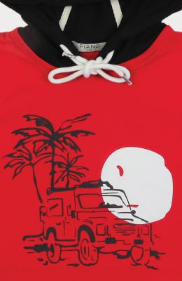 هودی یکرو لایکرا آستین افتاده