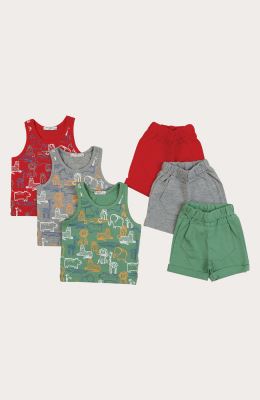 تاپ و شلوارک یکرو لایکرا