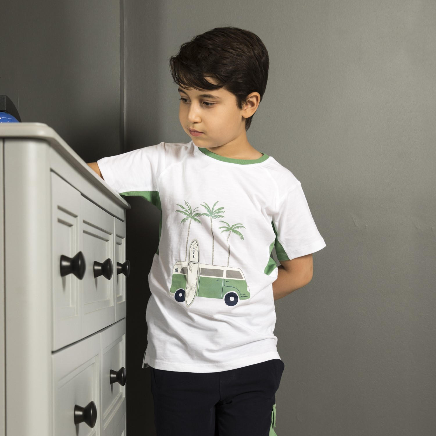 تیشرت یکرو لایکرا اسلپ برش دار