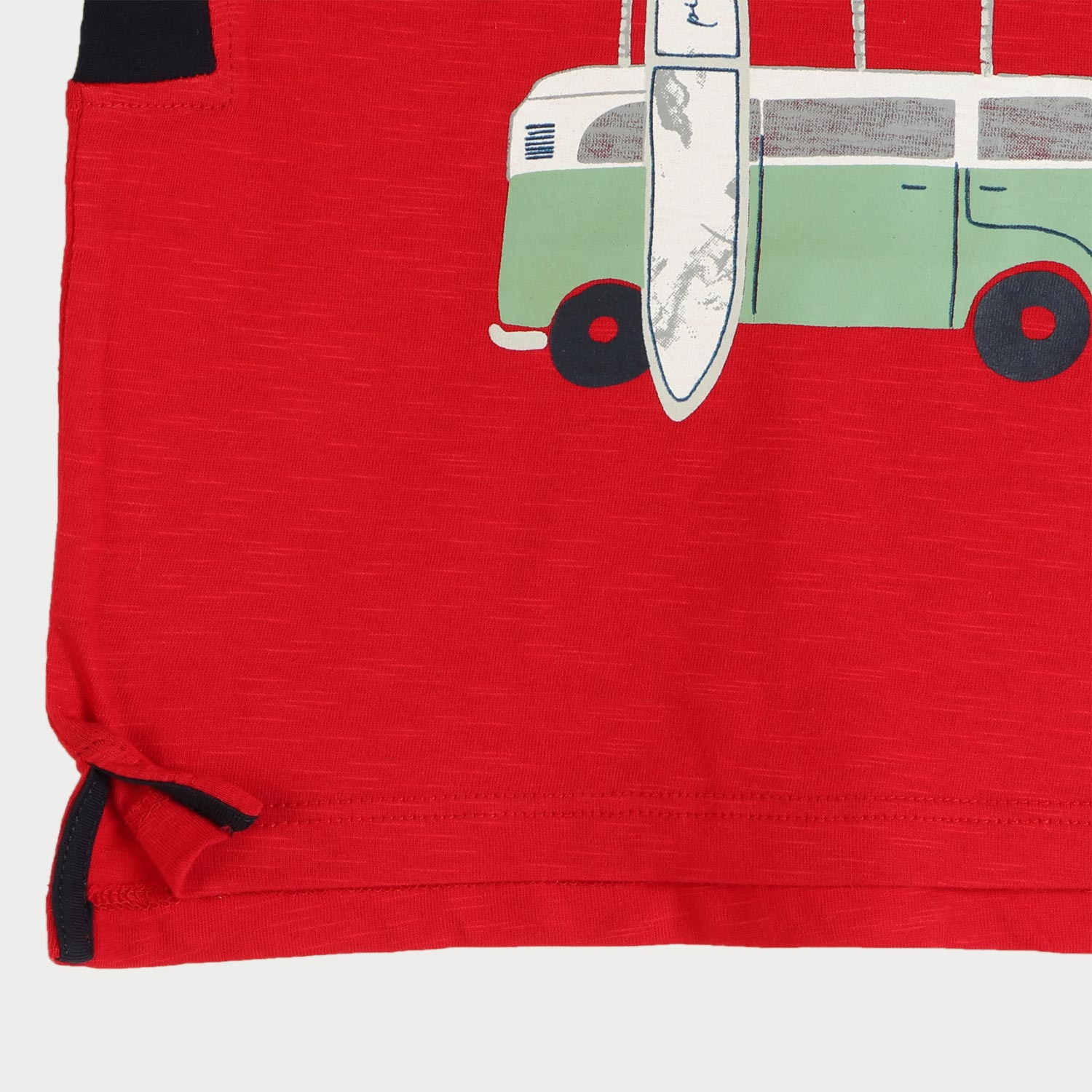 تیشرت یکرو لایکرا اسلپ برش دار