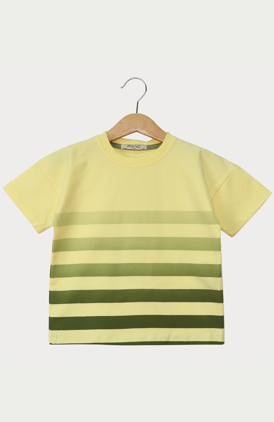 تیشرت یکرو لایکرا راه راه طیفی