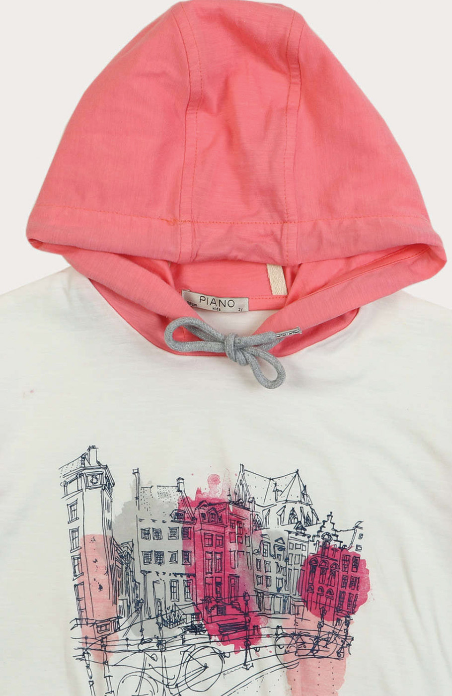 هودی یکرو لایکرا اسلپ آستین کوتاه