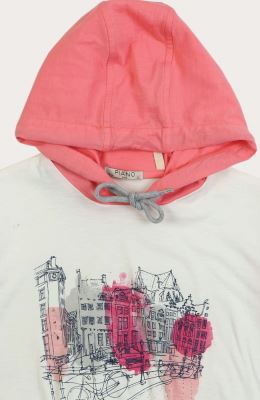 هودی یکرو لایکرا اسلپ آستین کوتاه