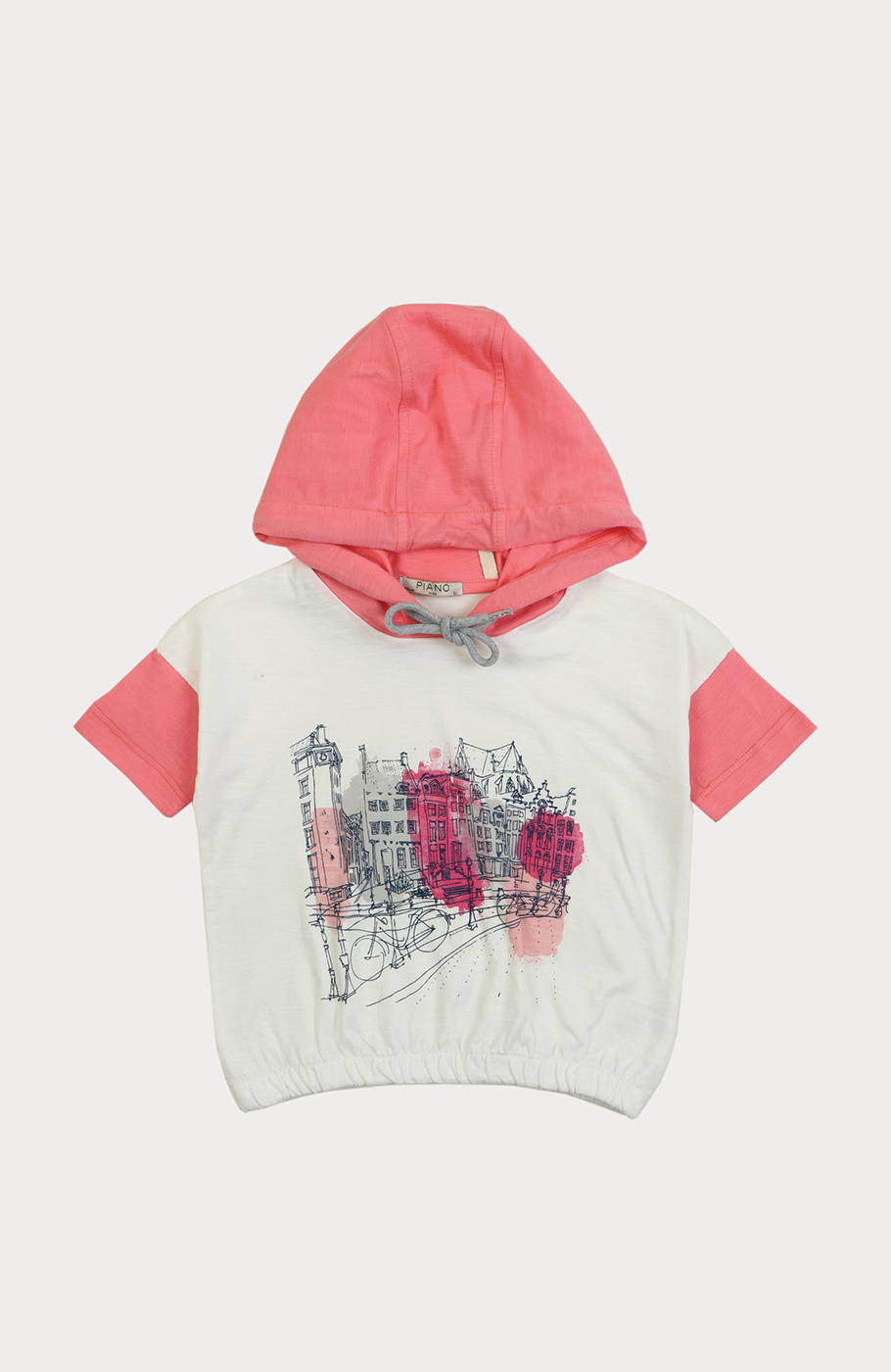 هودی یکرو لایکرا اسلپ آستین کوتاه