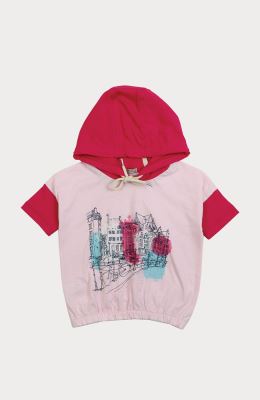 هودی یکرو لایکرا اسلپ آستین کوتاه