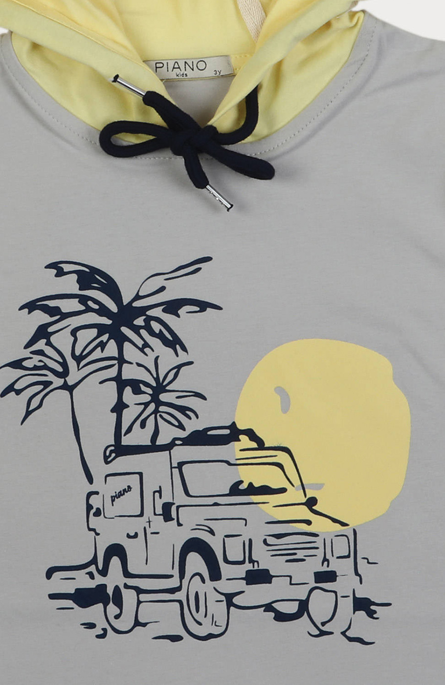 هودی یکرو لایکرا آستین افتاده