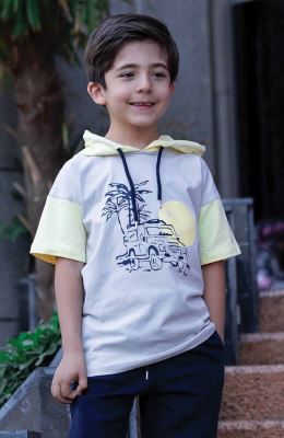 هودی یکرو لایکرا آستین افتاده