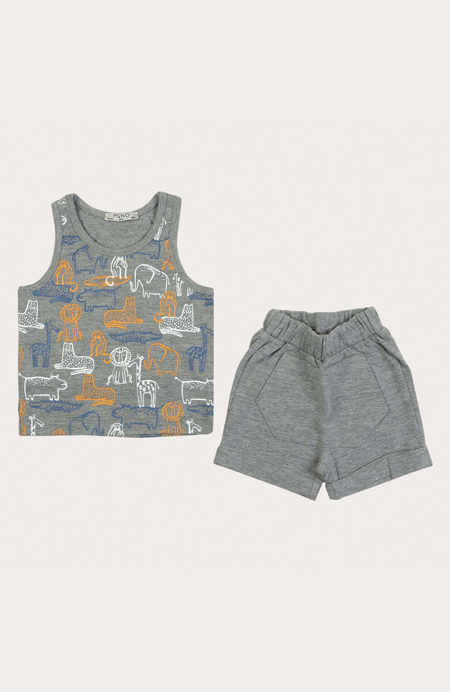 تاپ و شلوارک یکرو لایکرا