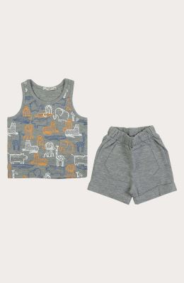 تاپ و شلوارک یکرو لایکرا