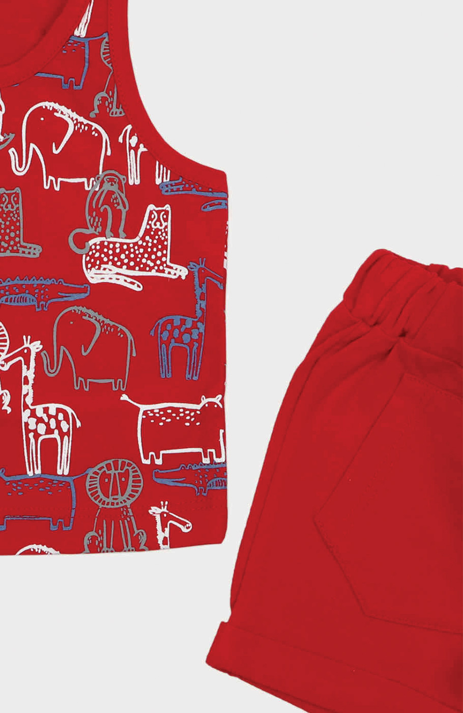 تاپ و شلوارک یکرو لایکرا