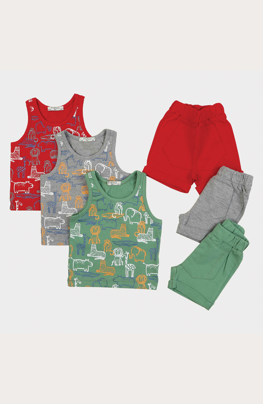 تاپ و شلوارک یکرو لایکرا