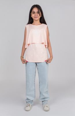 تاپ زیر و رو ویسکوز ساده