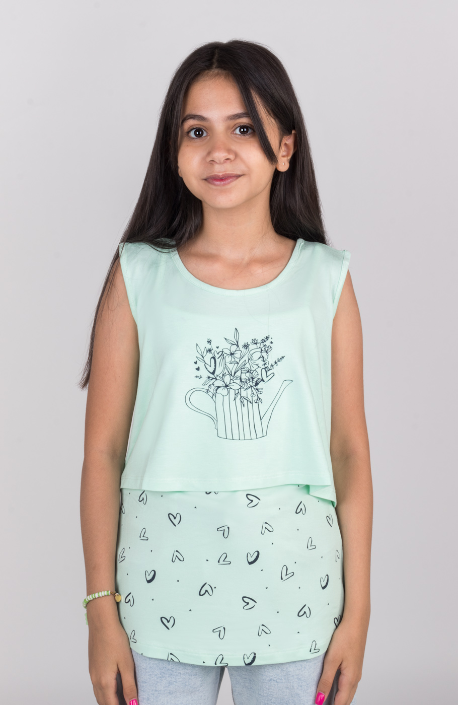 تاپ زیر و رو ویسکوز ساده