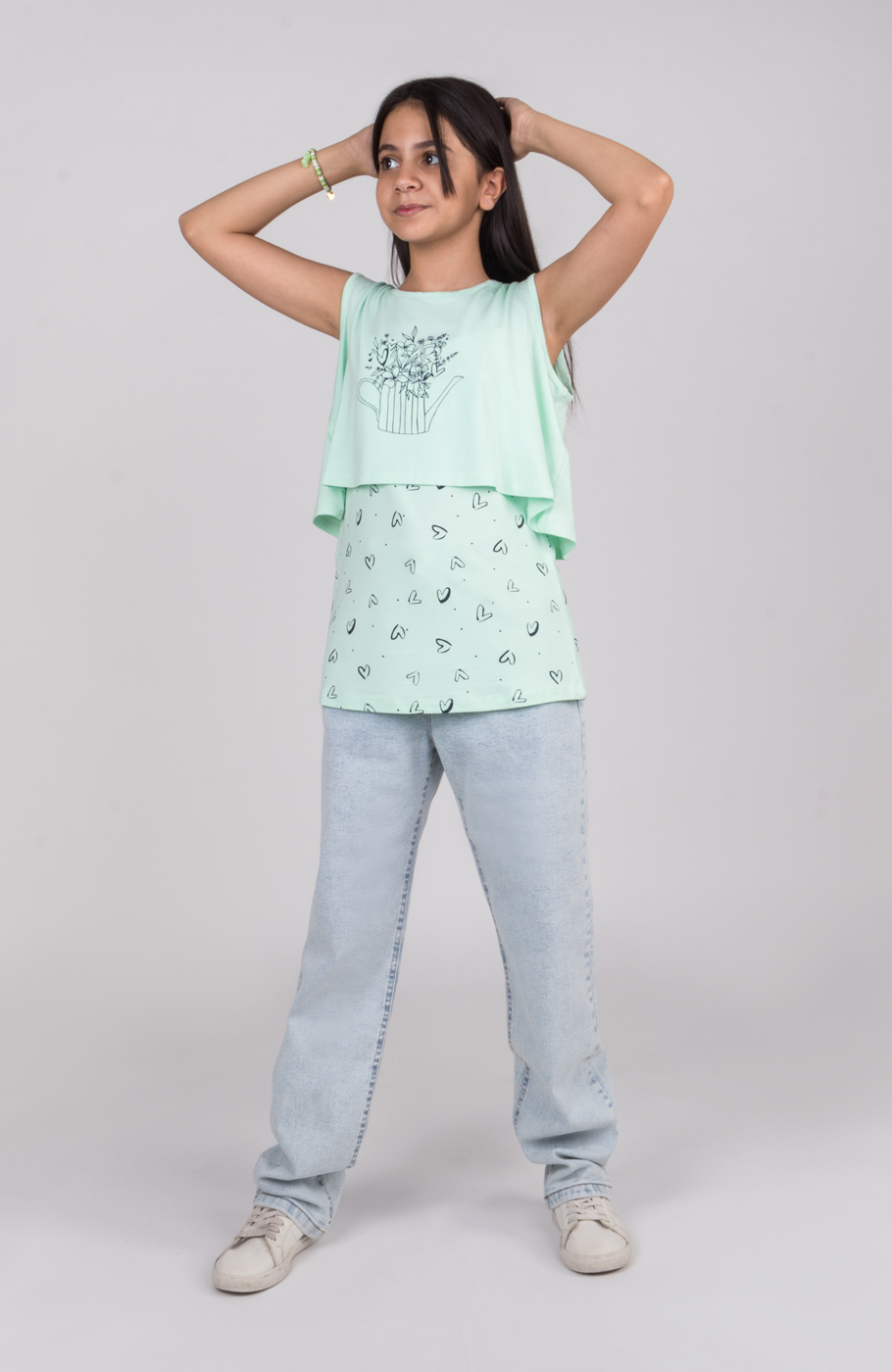 تاپ زیر و رو ویسکوز ساده