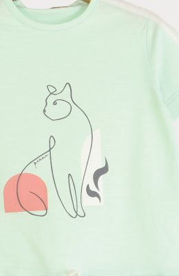 تیشرت یکرو لایکرا اسلپ دمپا گت دار