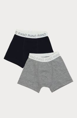 شورت پا دار ساده پک دوتایی