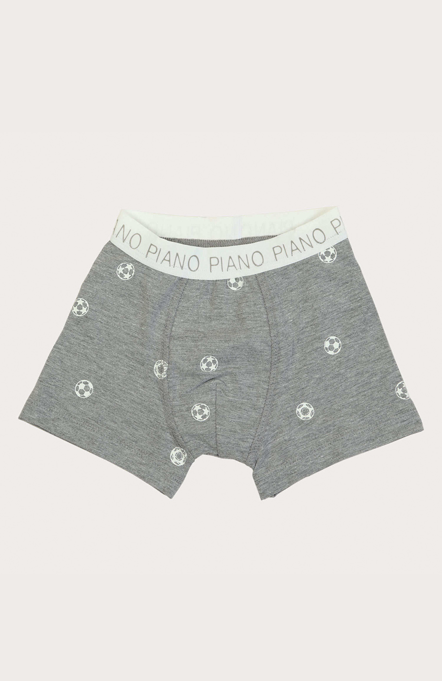 شورت پا دار چاپ توپ فوتبال پک دوتایی