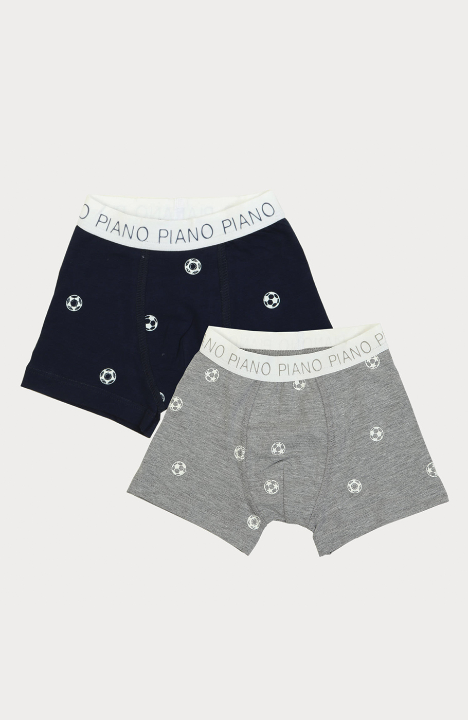 شورت پا دار چاپ توپ فوتبال پک دوتایی